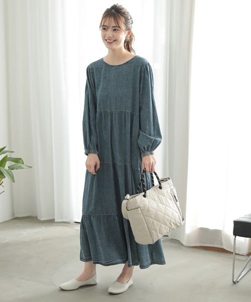 ALTROSE（アルトローズ）の「2WAY ショルダーバッグ マザーズバッグ キルティング ロープ トート オリバー（トートバッグ・レディース・ブラック/カーキ/アイボリー/グレー/ベージュ・FREE）」の16枚目の写真