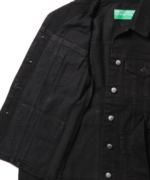 UNITED COLORS OF BENETTON 黒ジャケットMサイズ BENETTON (UNITED COLORS OF BENETTON)（ベネトンユナイテッド