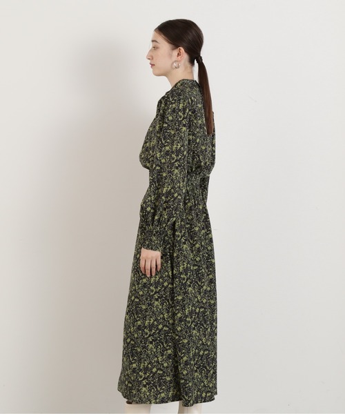 N.（N. Natural Beauty Basic）（エヌエヌナチュラルビューティーベーシック）の「【S Size Line】◆プリントハイネックワンピース（ワンピース・レディース・スミクロ/ブラック×ホワイト/ホワイト×ブラウン・SMALL/MEDIUM）」の19枚目の写真