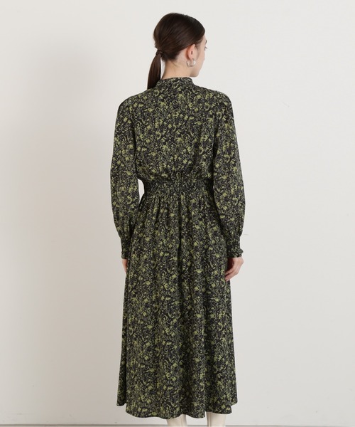 N.（N. Natural Beauty Basic）（エヌエヌナチュラルビューティーベーシック）の「【S Size Line】◆プリントハイネックワンピース（ワンピース・レディース・スミクロ/ブラック×ホワイト/ホワイト×ブラウン・SMALL/MEDIUM）」の20枚目の写真