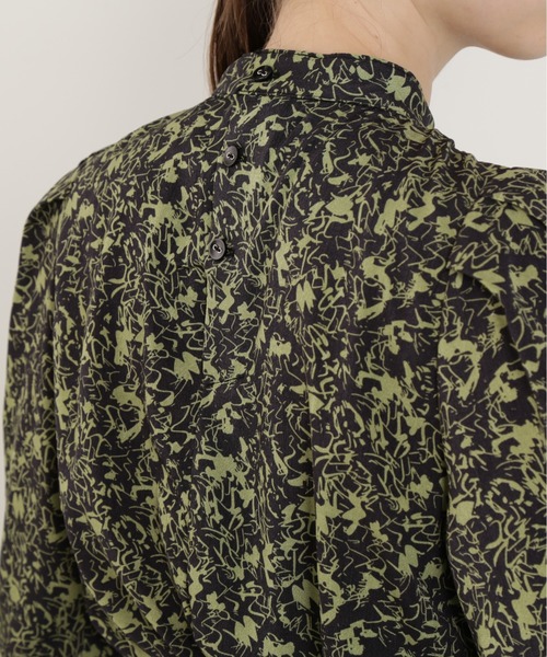 N.（N. Natural Beauty Basic）（エヌエヌナチュラルビューティーベーシック）の「【S Size Line】◆プリントハイネックワンピース（ワンピース・レディース・スミクロ/ブラック×ホワイト/ホワイト×ブラウン・SMALL/MEDIUM）」の22枚目の写真