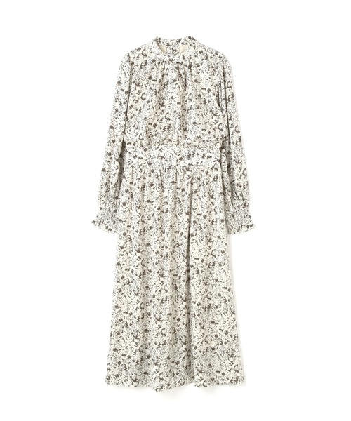 N.（N. Natural Beauty Basic）（エヌエヌナチュラルビューティーベーシック）の「【S Size Line】◆プリントハイネックワンピース（ワンピース・レディース・スミクロ/ブラック×ホワイト/ホワイト×ブラウン・SMALL/MEDIUM）」の4枚目の写真