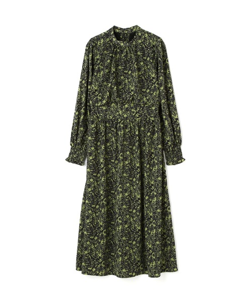 N.（N. Natural Beauty Basic）（エヌエヌナチュラルビューティーベーシック）の「【S Size Line】◆プリントハイネックワンピース（ワンピース・レディース・スミクロ/ブラック×ホワイト/ホワイト×ブラウン・SMALL/MEDIUM）」の9枚目の写真