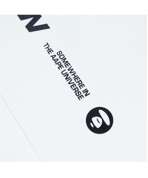 AAPE BY A BATHING APE(エーエイプバイアベイシングエイプ)の「AAPE NOW LONG SLEEVE TEE(Tシャツ/カットソー・メンズ・ダークベージュ/ホワイト/ブラック/ピンク/ライトパープル・LARGE/MEDIUM/X-LARGE/SMALL/XX-LARGE)」の14枚目の写真