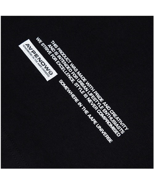 AAPE BY A BATHING APE(エーエイプバイアベイシングエイプ)の「AAPE NOW LONG SLEEVE TEE(Tシャツ/カットソー・メンズ・ダークベージュ/ホワイト/ブラック/ピンク/ライトパープル・LARGE/MEDIUM/X-LARGE/SMALL/XX-LARGE)」の17枚目の写真