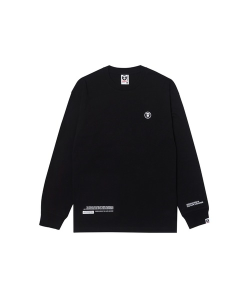 【A BATHING APE】AAPE NOW LONG SLEEVE TEE/ロンT AAPE AAPENOW moonface logo long sleeve tee | Bape official
