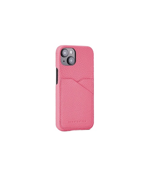 iPhone 14) バックカバーケース シュリンクレザー（スマホケース