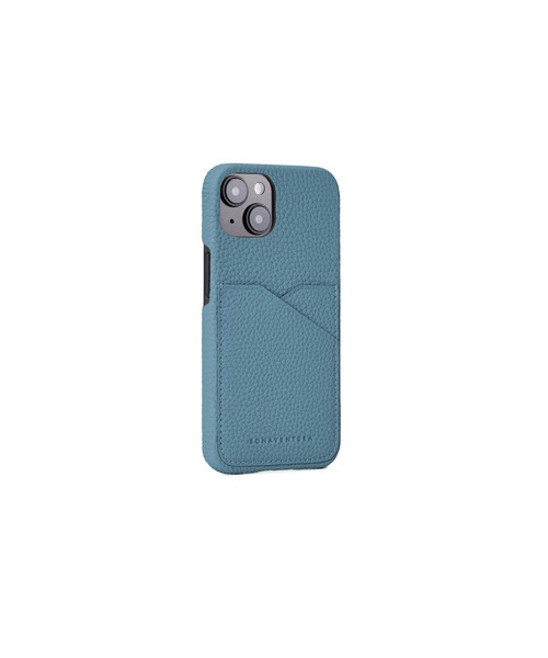 iPhone 14) バックカバーケース シュリンクレザー（スマホケース