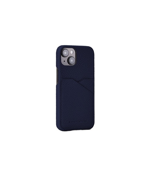 iPhone 14) バックカバーケース シュリンクレザー（スマホケース