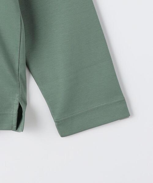 green label relaxing（グリーンレーベルリラクシング）の「オーガニックコットン ポンチ クルーネック Tシャツ（Tシャツ/カットソー・メンズ・ライム/ブラック/ライトグレー/ホワイト・XXL/M/S/XL/L）」の17枚目の写真