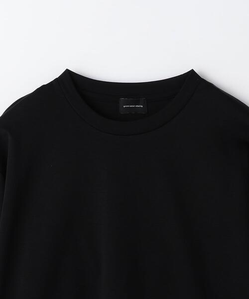 green label relaxing（グリーンレーベルリラクシング）の「オーガニックコットン ポンチ クルーネック Tシャツ（Tシャツ/カットソー・メンズ・ライム/ブラック/ライトグレー/ホワイト・XXL/M/S/XL/L）」の21枚目の写真