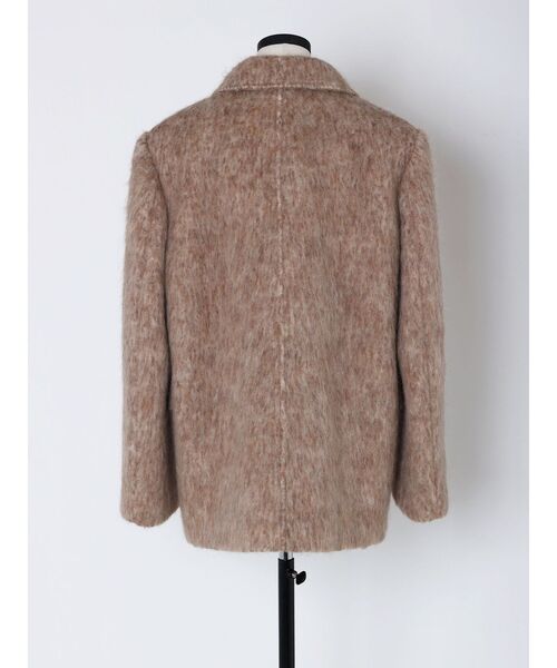 VEQUM（VEQUM）の「【VEQUM】SHAGGY JACKET COAT（テーラードジャケット・レディース・ベージュ/グレー・FREE）」の22枚目の写真