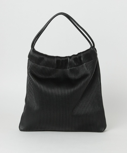 LAKOLE（ラコレ）の「プリーツトートBAG / 971096（トートバッグ・レディース・ブラック/シルバー/アイボリー・FREE）」の6枚目の写真