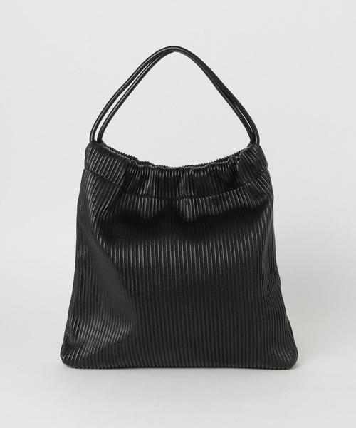 LAKOLE（ラコレ）の「プリーツトートBAG / 971096（トートバッグ・レディース・ブラック/シルバー/アイボリー・FREE）」の10枚目の写真