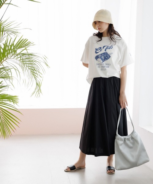 LAKOLE（ラコレ）の「プリーツトートBAG / 971096（トートバッグ・レディース・ブラック/シルバー/アイボリー・FREE）」の4枚目の写真