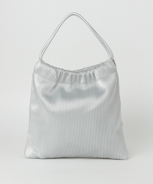 LAKOLE（ラコレ）の「プリーツトートBAG / 971096（トートバッグ・レディース・ブラック/シルバー/アイボリー・FREE）」の8枚目の写真