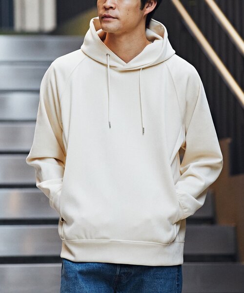 EDIFICE（エディフィス）の「フェイクスエード ダブルニットパーカー