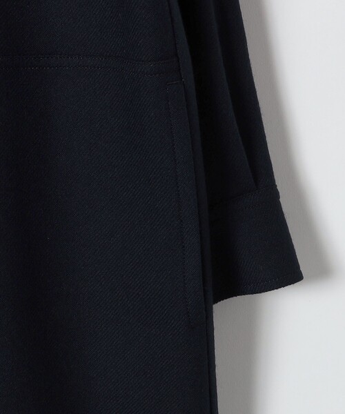 SHIPS any(シップス エニィ)の「【WEB限定】SHIPS any: ウール サキソニー セーラー カラー ワンピース(ワンピース・レディース・グレー/ネイビー・ONE SIZE)」の6枚目の写真