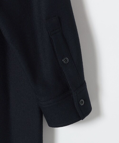 SHIPS any(シップス エニィ)の「【WEB限定】SHIPS any: ウール サキソニー セーラー カラー ワンピース(ワンピース・レディース・グレー/ネイビー・ONE SIZE)」の7枚目の写真