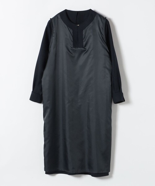 SHIPS any(シップス エニィ)の「【WEB限定】SHIPS any: ウール サキソニー セーラー カラー ワンピース(ワンピース・レディース・グレー/ネイビー・ONE SIZE)」の9枚目の写真