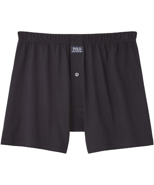 GUNZE(グンゼ)の「POLO BCS/ポロ ビーシーエス ニットトランクス ブランドロゴ(トランクス・メンズ・ブラック/杢グレー・MEDIUM/LARGE/X-LARGE)」の4枚目の写真