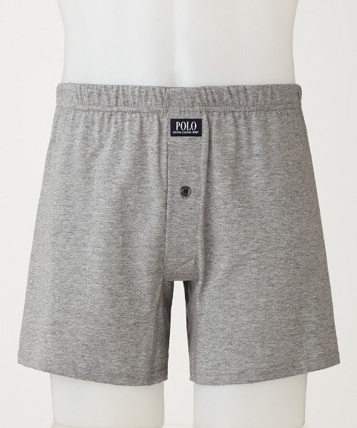 GUNZE(グンゼ)の「POLO BCS/ポロ ビーシーエス ニットトランクス ブランドロゴ(トランクス・メンズ・ブラック/杢グレー・MEDIUM/LARGE/X-LARGE)」の12枚目の写真