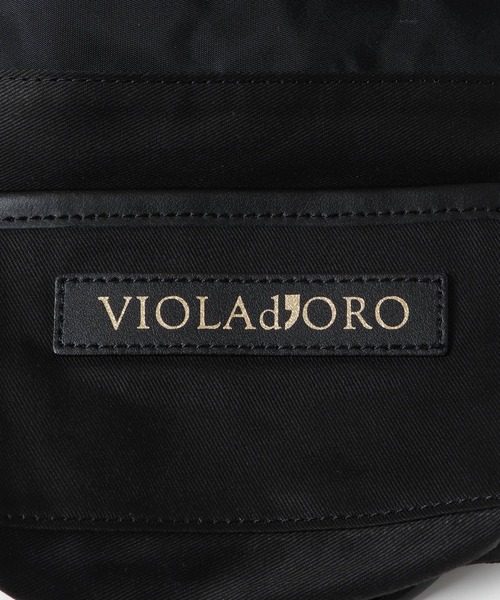 VIOLAd'ORO（ヴィオラドーロ）の「VIOLA d’ORO　BIANCA TOTE XS（トートバッグ・レディース・ベージュ系その他/ブラック・X-SMALL）」の9枚目の写真