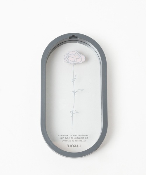 LAKOLE（ラコレ）の「オーバルフッキングフレーム / 970687（フォトフレーム・レディース・チャコール/グレー/アイボリー・FREE）」の4枚目の写真