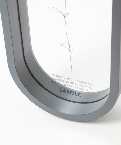 LAKOLE（ラコレ）の「オーバルフッキングフレーム / 970687（フォトフレーム・レディース・チャコール/グレー/アイボリー・FREE）」の9枚目の写真