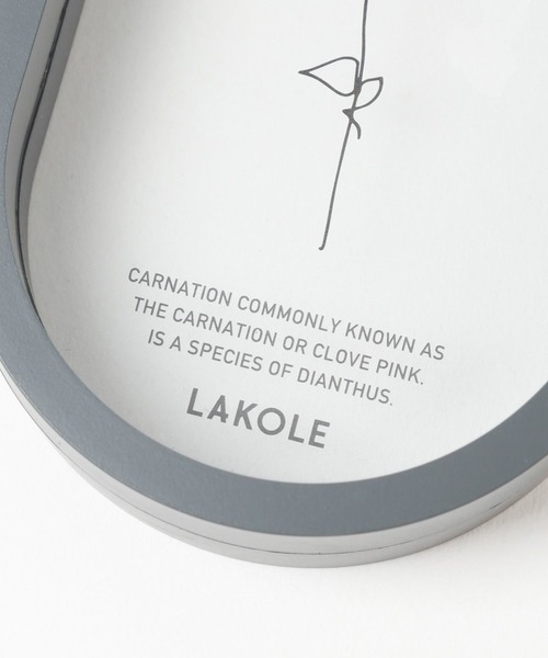 LAKOLE（ラコレ）の「オーバルフッキングフレーム / 970687（フォトフレーム・レディース・チャコール/グレー/アイボリー・FREE）」の10枚目の写真