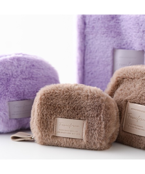 Francfranc(フランフラン)の「ファー ポーチ XS ベージュ(ポーチ・レディース・ベージュ・FREE)」の8枚目の写真