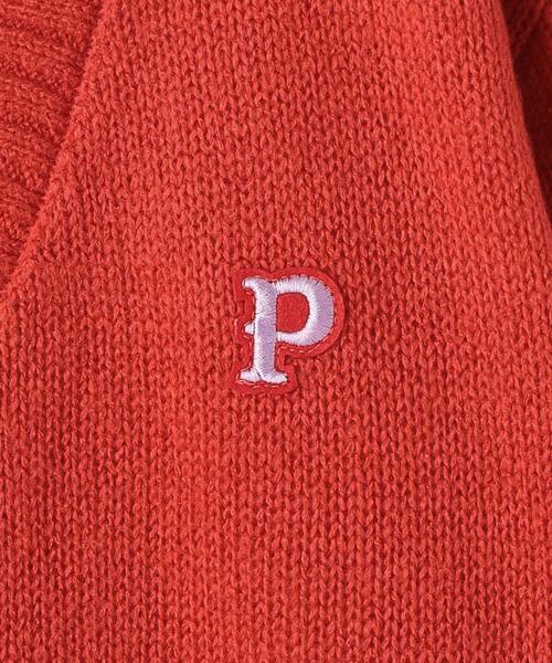 green label relaxing(グリーンレーベルリラクシング)の「TJ ビッグシルエット カーディガン 110cm-130cm(カーディガン/ボレロ・キッズ・オレンジ/コバルトブルー・XS110/S130)」の8枚目の写真