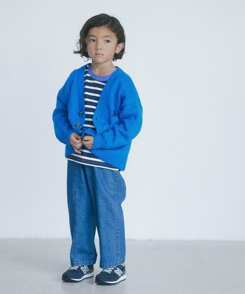 green label relaxing(グリーンレーベルリラクシング)の「TJ ビッグシルエット カーディガン 110cm-130cm(カーディガン/ボレロ・キッズ・オレンジ/コバルトブルー・XS110/S130)」の13枚目の写真