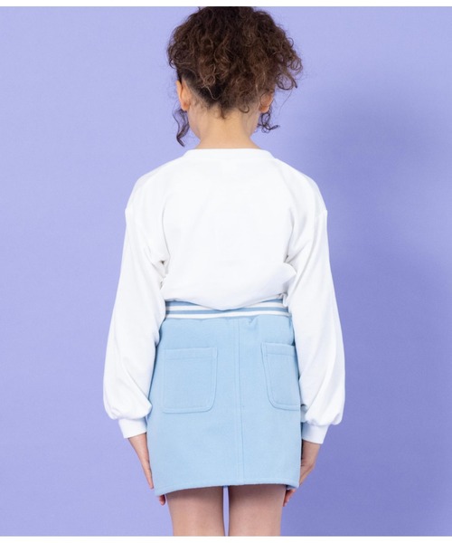 ANAP kids（アナップキッズ）の「星モチーフミニ裏毛スパンコールトレーナー（スウェット・キッズ・サックスブルー/オフホワイト/ラベンダー・120cm/110cm/100cm/130cm）」の19枚目の写真