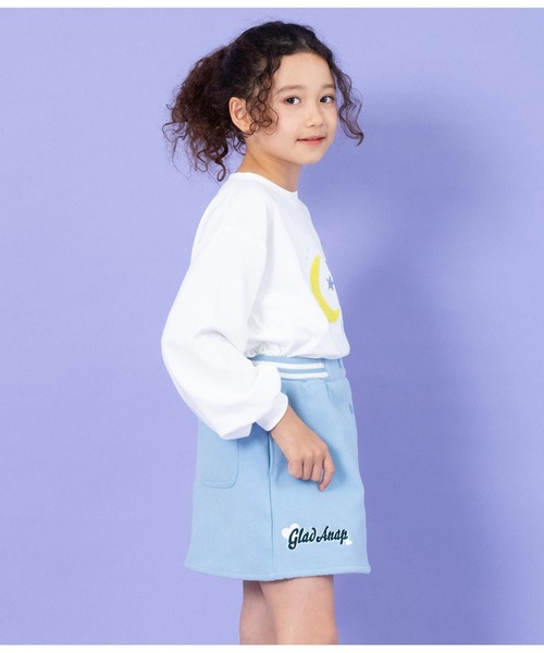 ANAP kids（アナップキッズ）の「星モチーフミニ裏毛スパンコールトレーナー（スウェット・キッズ・サックスブルー/オフホワイト/ラベンダー・120cm/110cm/100cm/130cm）」の20枚目の写真