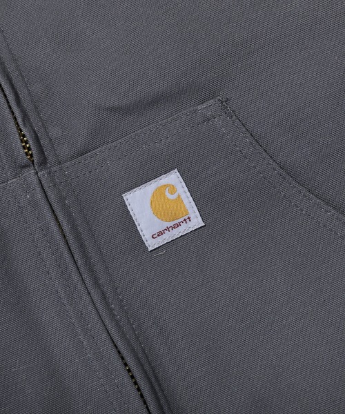 Carhartt(カーハート)の「Carhartt カーハート ダックキルティングフードジャケットアクティブジャケット(ブルゾン・メンズ・ブラウン/ブラック/ネイビー/チャコール・S/XL/M/L)」の9枚目の写真