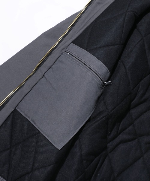 Carhartt(カーハート)の「Carhartt カーハート ダックキルティングフードジャケットアクティブジャケット(ブルゾン・メンズ・ブラウン/ブラック/ネイビー/チャコール・S/XL/M/L)」の10枚目の写真