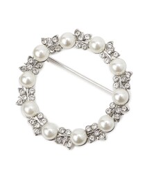 UNTITLED（アンタイトル）の「【追加/フォーマル対応】フェイクパールブローチ（ブローチ/コサージュ）」