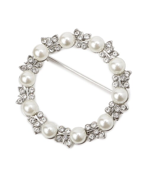 UNTITLED（アンタイトル）の「【追加/フォーマル対応】フェイクパールブローチ（ブローチ/コサージュ・レディース・シルバー系6/ゴールド系6/ゴールド系5/ゴールド系4/シルバー系5/シルバー/シルバー系4/シルバー系/シルバー系7/シルバー系8/ゴールド系7・99）」の7枚目の写真