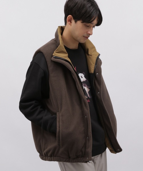 LAKOLE（ラコレ）の「リバーシブル中綿ベスト / 972799（ベスト・メンズ・ブルー/グレー/ベージュ・LARGE/MEDIUM）」の9枚目の写真