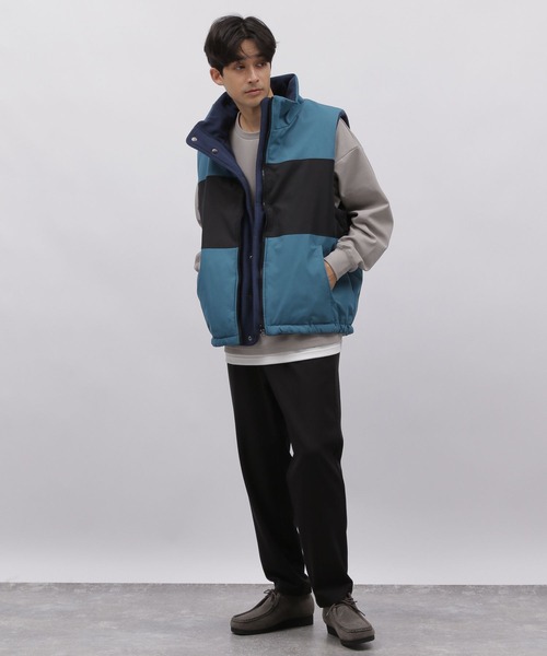 LAKOLE（ラコレ）の「リバーシブル中綿ベスト / 972799（ベスト・メンズ・ブルー/グレー/ベージュ・LARGE/MEDIUM）」の11枚目の写真