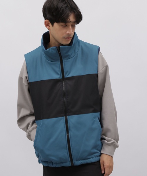 LAKOLE（ラコレ）の「リバーシブル中綿ベスト / 972799（ベスト・メンズ・ブルー/グレー/ベージュ・LARGE/MEDIUM）」の12枚目の写真