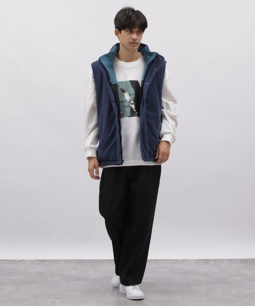 LAKOLE（ラコレ）の「リバーシブル中綿ベスト / 972799（ベスト・メンズ・ブルー/グレー/ベージュ・LARGE/MEDIUM）」の13枚目の写真