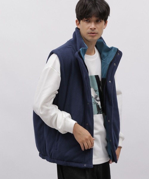 LAKOLE（ラコレ）の「リバーシブル中綿ベスト / 972799（ベスト・メンズ・ブルー/グレー/ベージュ・LARGE/MEDIUM）」の14枚目の写真