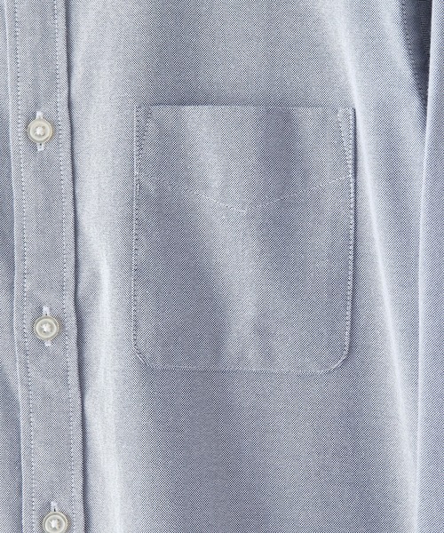 Blue Standard （ブルースタンダード）の「【BLUE STANDARD/ブルースタンダード】イージーケア　 形態安定　 速乾　ラクケア　オックス　ボタンダウンシャツ（シャツ/ブラウス・メンズ・ネイビー/ブルー系その他/スミクロ/ホワイト・SMALL/MEDIUM/X-LARGE/LARGE）」の6枚目の写真