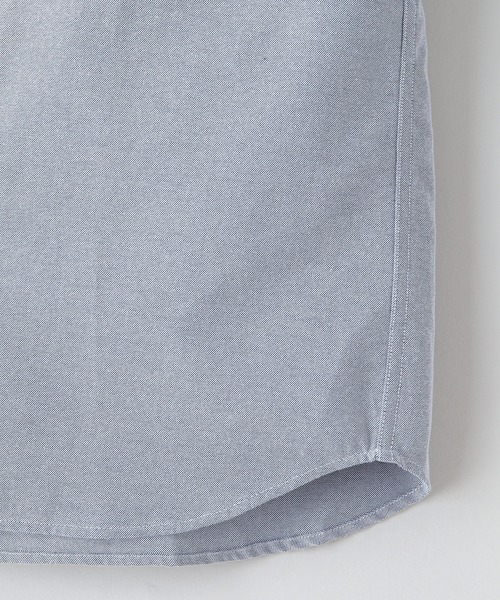 Blue Standard （ブルースタンダード）の「【BLUE STANDARD/ブルースタンダード】イージーケア　 形態安定　 速乾　ラクケア　オックス　ボタンダウンシャツ（シャツ/ブラウス・メンズ・ネイビー/ブルー系その他/スミクロ/ホワイト・SMALL/MEDIUM/X-LARGE/LARGE）」の8枚目の写真