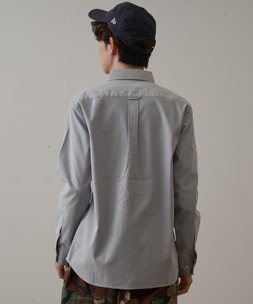 Blue Standard （ブルースタンダード）の「【BLUE STANDARD/ブルースタンダード】イージーケア　 形態安定　 速乾　ラクケア　オックス　ボタンダウンシャツ（シャツ/ブラウス・メンズ・ネイビー/ブルー系その他/スミクロ/ホワイト・SMALL/MEDIUM/X-LARGE/LARGE）」の18枚目の写真