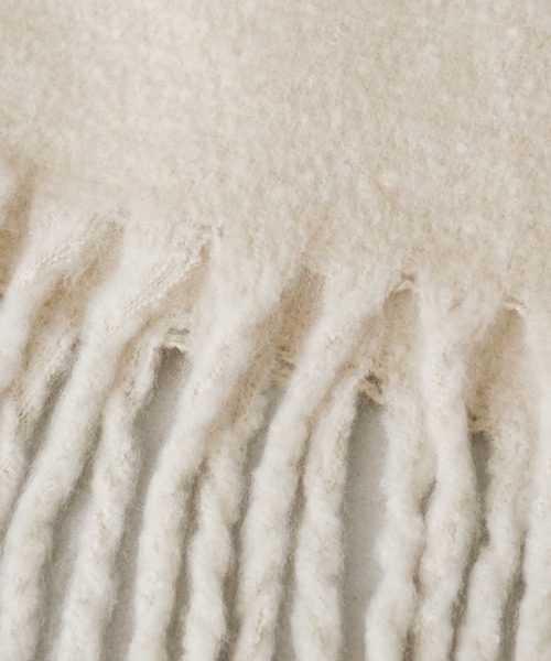 Actually（アクチュアリー）の「ブークレストール（ストール/ショール・レディース・ブルー/アイボリー/グレイッシュベージュ・フリー）」の18枚目の写真