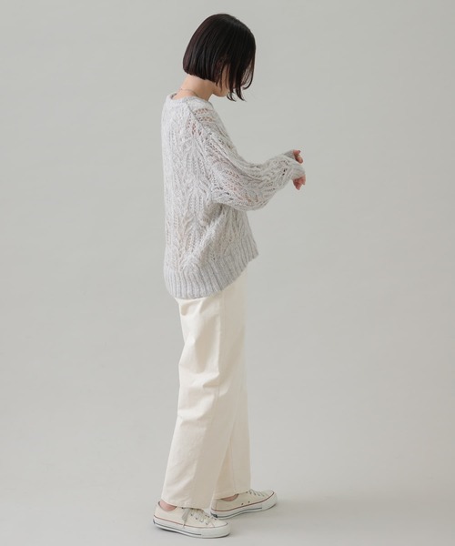 URBAN RESEARCH Sonny Label（アーバンリサーチサニーレーベル）の「コーデュロイカーブパンツ（その他パンツ・レディース・オフホワイト/ベージュ・36/38）」の10枚目の写真