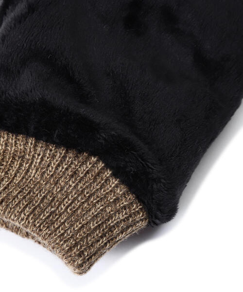 AVIREX（アヴィレックス）の「Ｌ－ボアデミグラブⅡ（手袋・レディース・チャコールグレー/タン・F）」の4枚目の写真